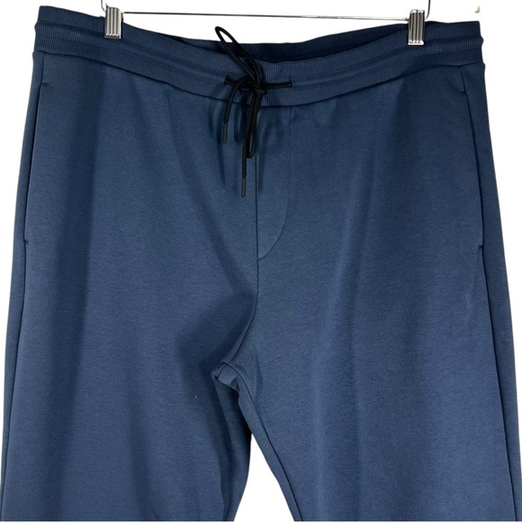 THEORY Men's Navy Blue Pull-on Elastic Drawstring Jogger Style Loungewear Pants - Picture 2 of 8